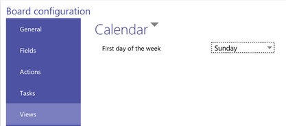 CalendarConfiguration